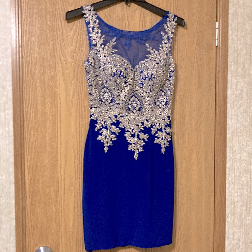 Blue homecoming dress size- Juniors/ XS